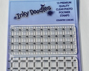Country Checks A5 Clear Photopolymer Stamps