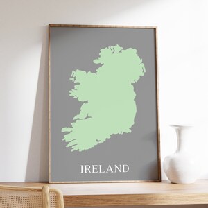 Ireland Poster, Irish Abroad Wall Art Gift, Leaving Ireland Present, Irish Wall Art Printable, Irish Emigrant Gift, Irish Decor