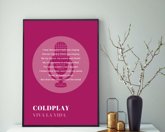 Song Lyrics Print Song Lyrics Song Print Custom Song Lyric Etsy