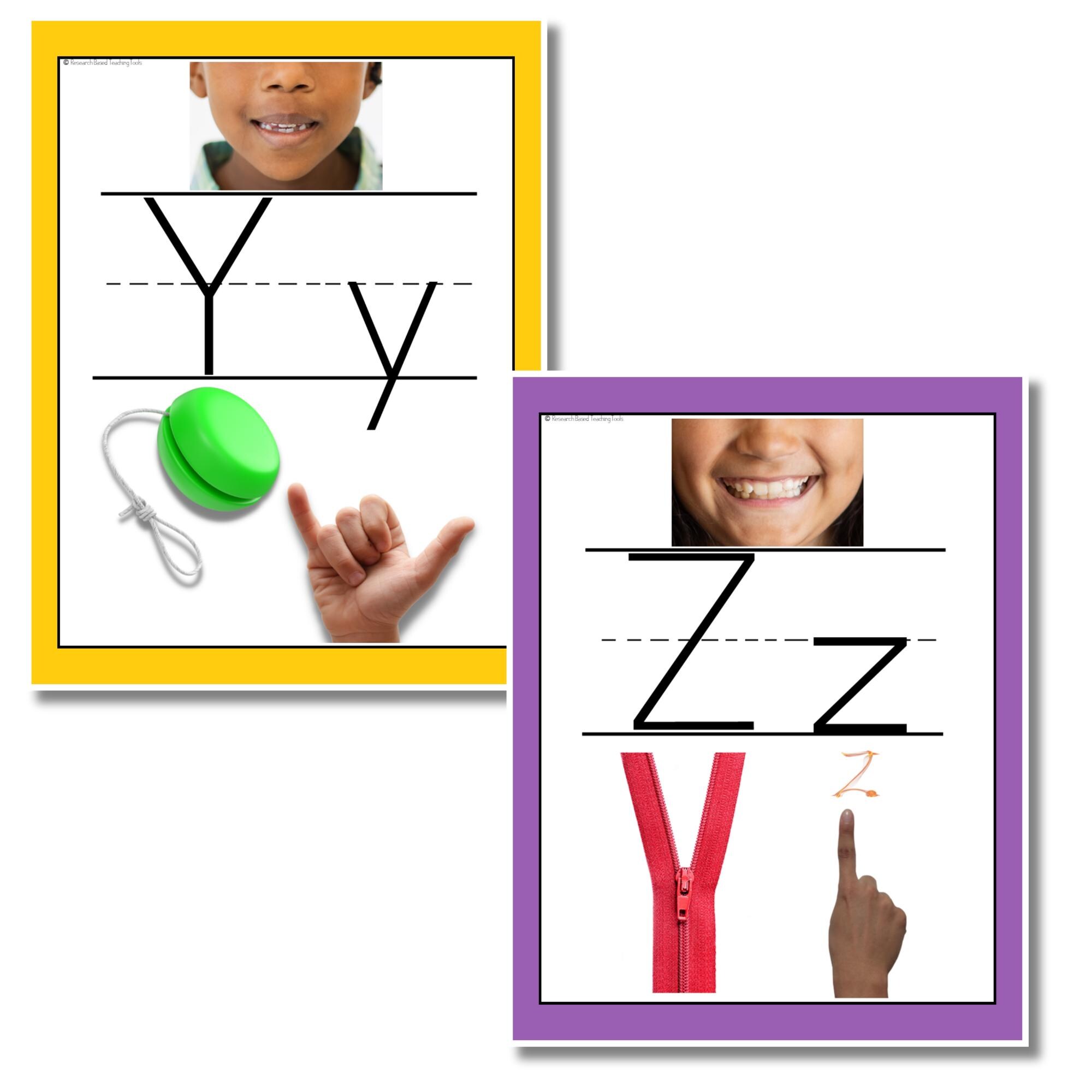 Colorful Alphabet, Counting & ASL Posters: Ten Frames, Mouth Positions ...