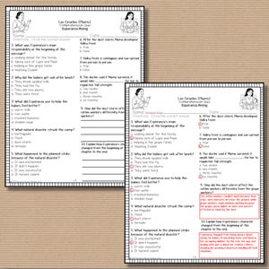 Esperanza Rising Assessment Bundle | Chapter Quizzes & Journal Prompts ...