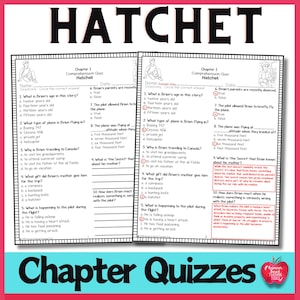以下が含まれることがあります： 「ハチェット」の理解度確認クイズが載っている印刷可能なワークシートです。クイズは、本の最初の章に関する10の多肢選択問題で構成されています。このワークシートは、生徒が物語の理解度をテストするために設計されています。