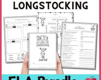 Pippi Longstocking Novel Study | ELA Homeschool PDF Bundle