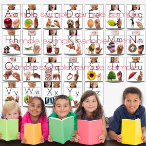 ASL Visual Phonics Presentation: Letter Recognition, Literacy Resource ...