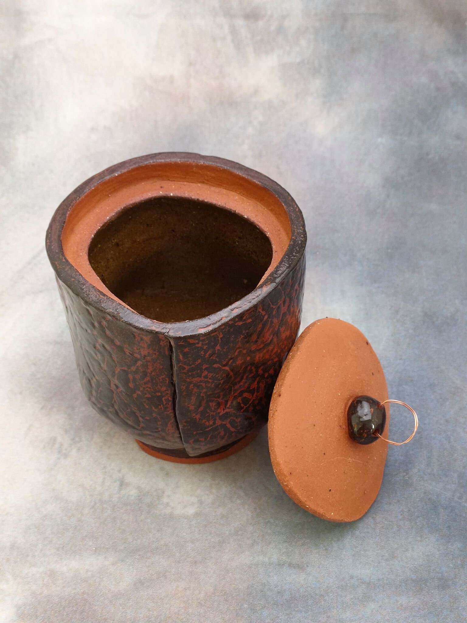 Handmade Ceramic Lidded Canister. Etsy Australia