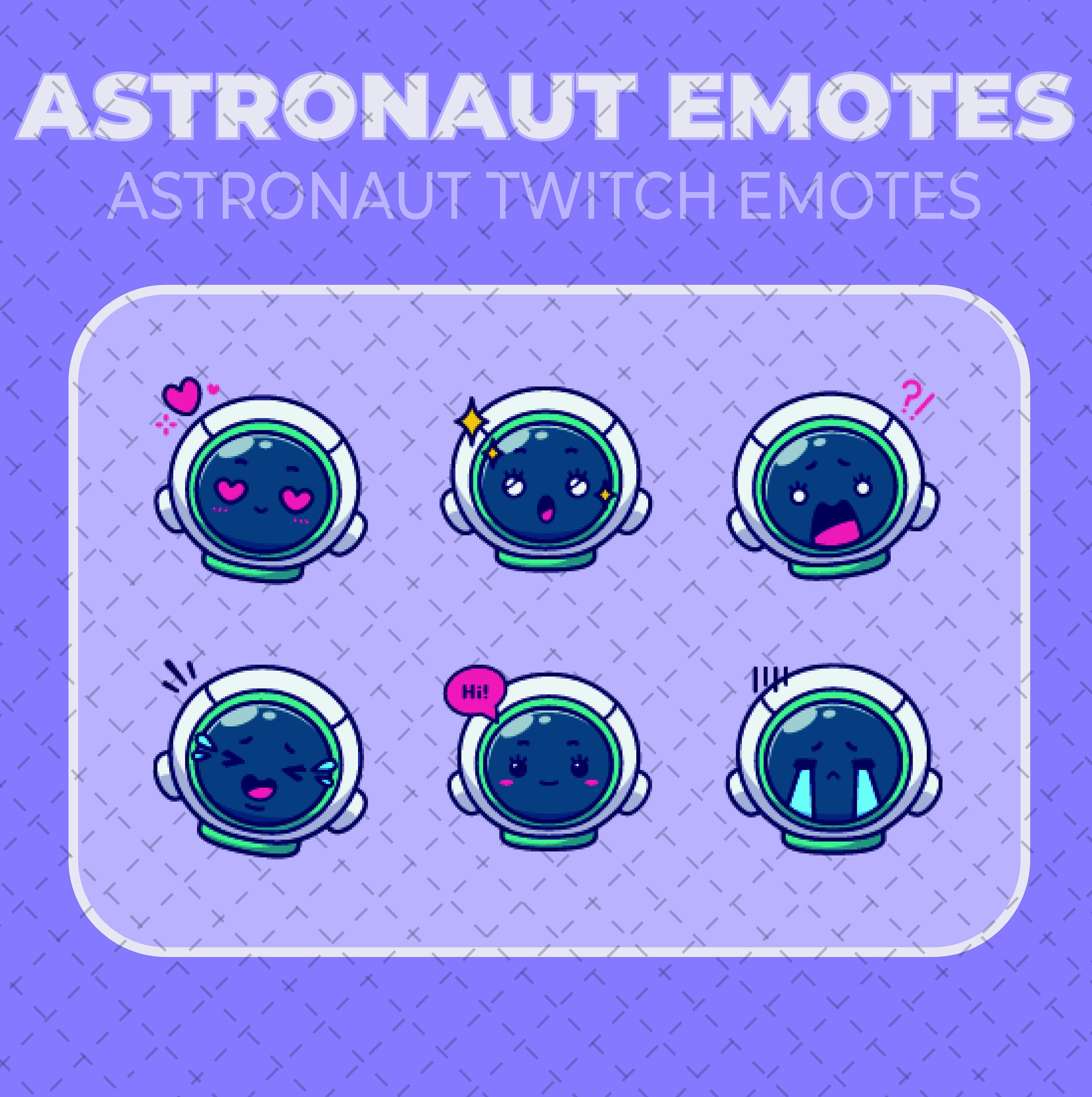 Cute Astronaut Hairless Cat Twitch Discord Emote Channel -  Portugal