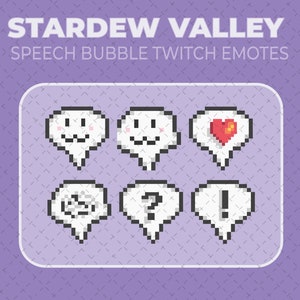Twitch emotes | Stardew Valley Twitch Emotes | Emotes For Streamers