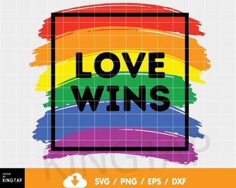 Free Free 226 Love Wins Rainbow Svg SVG PNG EPS DXF File