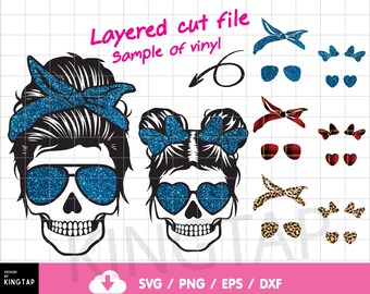 Download Mom Life Skull Svg Etsy