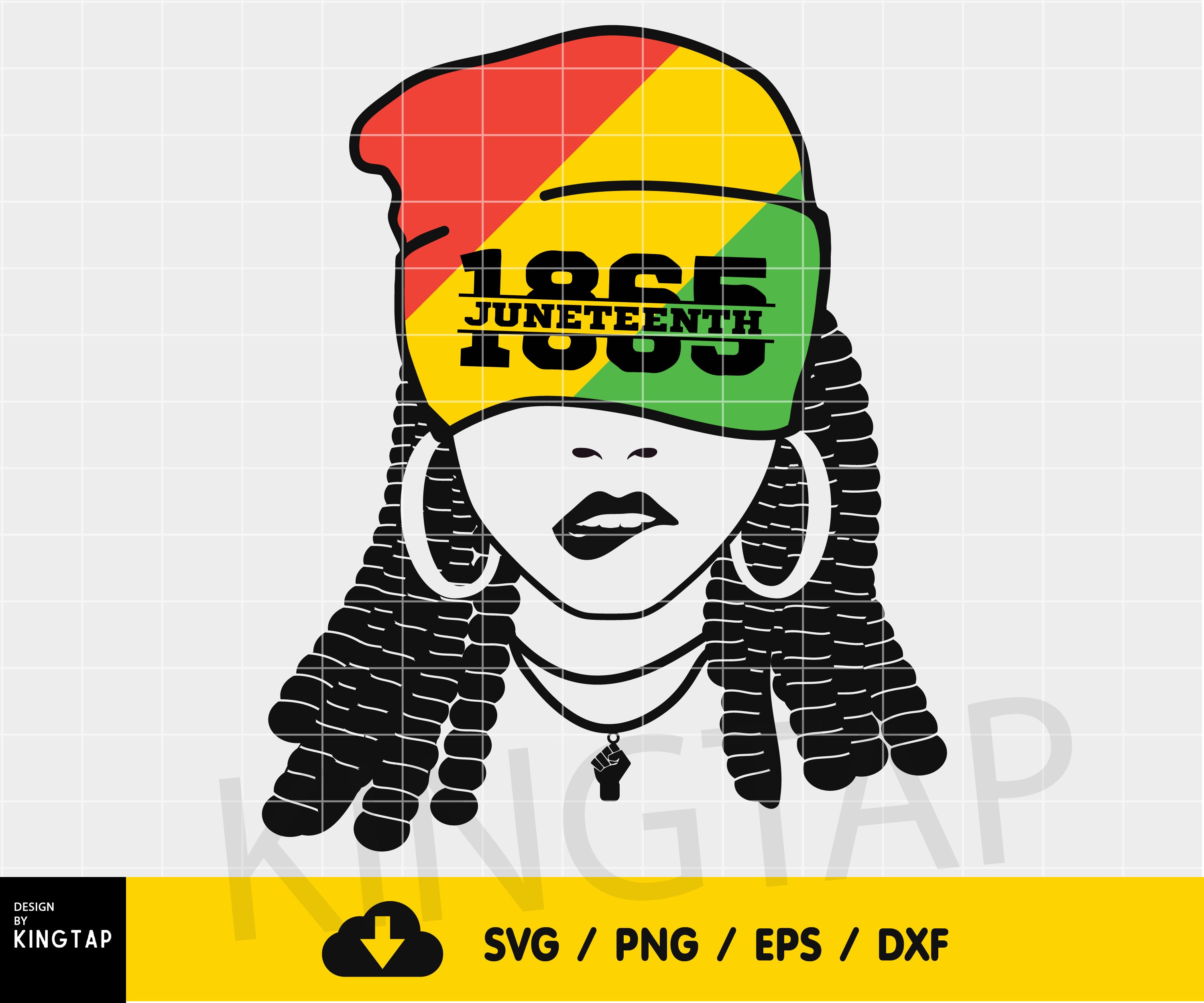 Juneteenth svg Celebrate Black History svg Freeish 1865 Black Girl Ma…