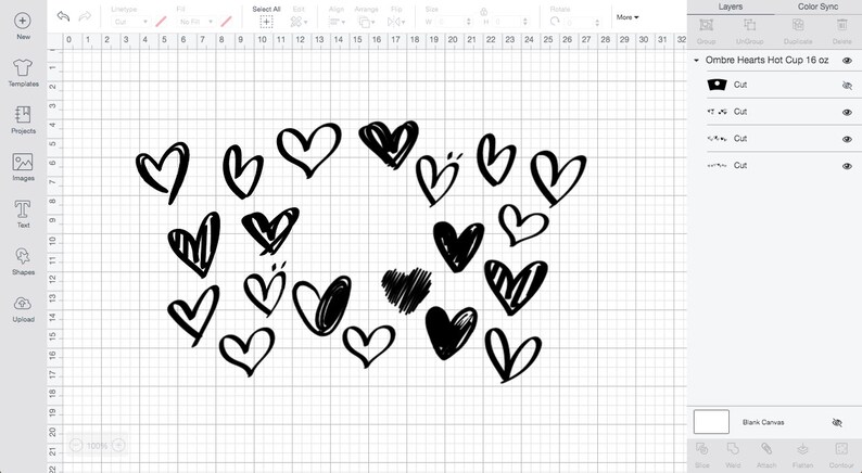 Download Heart Starbucks Cup Wrap SVG Full Wrap Heart Starbucks SVG ...