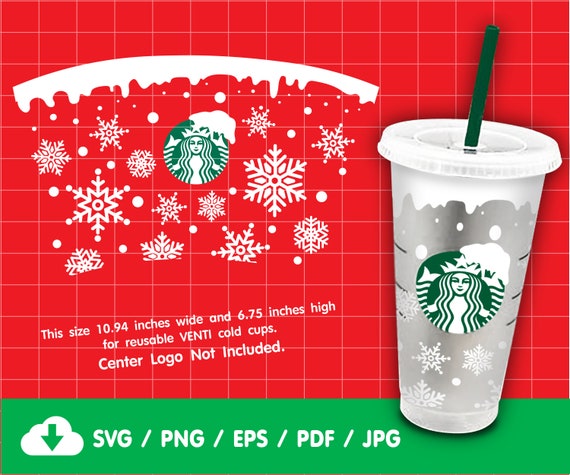 Download Starbucks Christmas Svg Snowflake Starbucks Cup Svg Winter Etsy