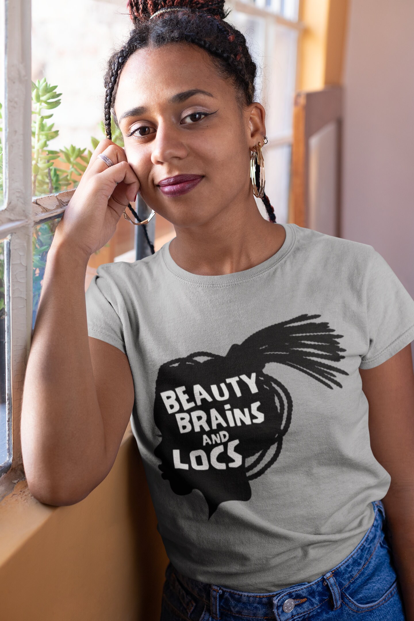 Download Beauty Brains and Locs svg Dreadlocks svg Black Girl Magic svg | Etsy