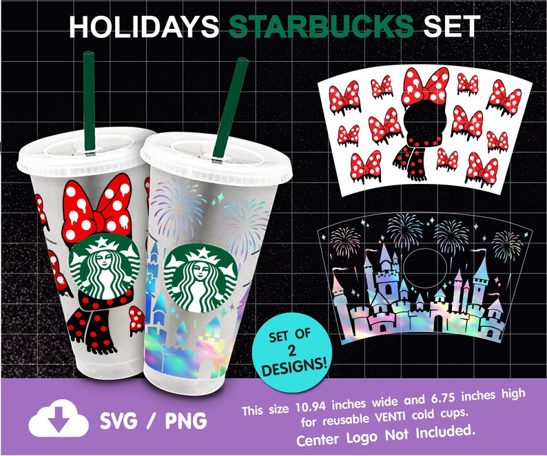 Download Christmas Holidays Starbucks SVG Bundle Princess Castle ...