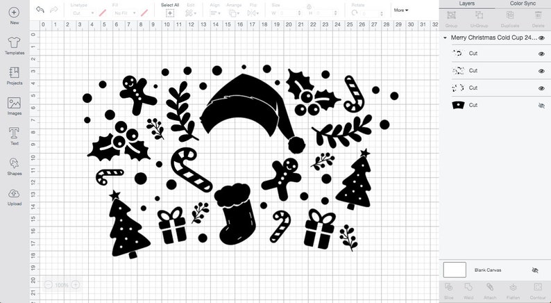 Download Christmas Starbucks SVG Bundle Snowflake SVG Santa Hat SVG ...