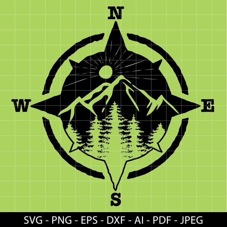 Free Free 272 Mountain Compass Svg SVG PNG EPS DXF File