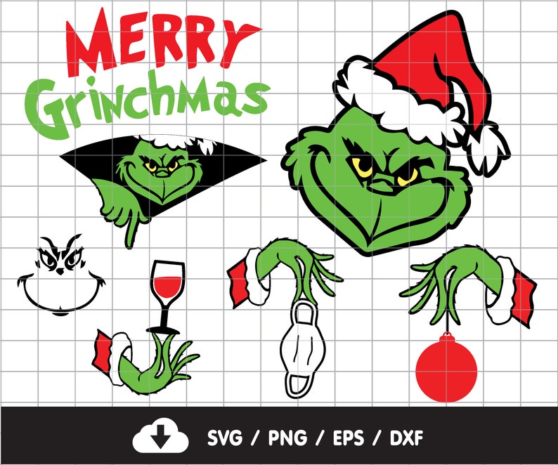 Merry Grinchmas SVG Bundle Stink Stank Stunk SVG For ...