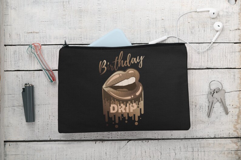 Download Birthday Drip Lips SVG / Brown Skin Tone Drip SVG / SVG Files | Etsy