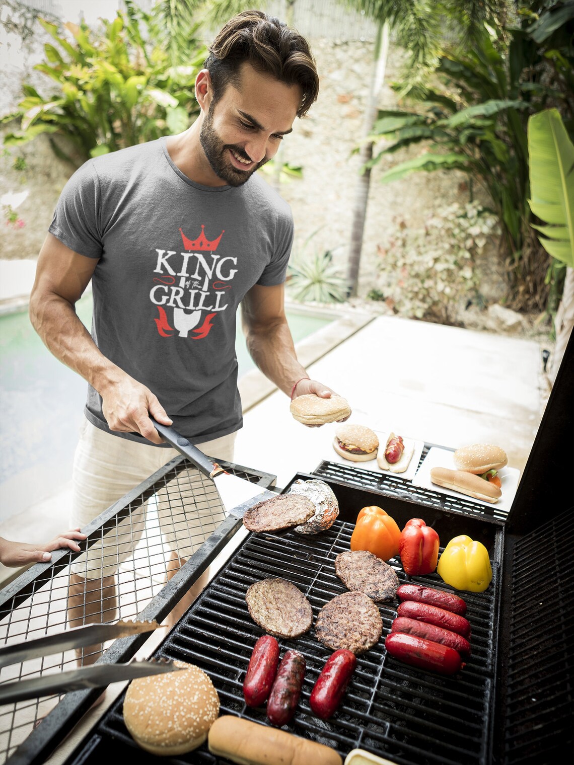King of the grill TShirt Gift For BBQ Lovers Etsy