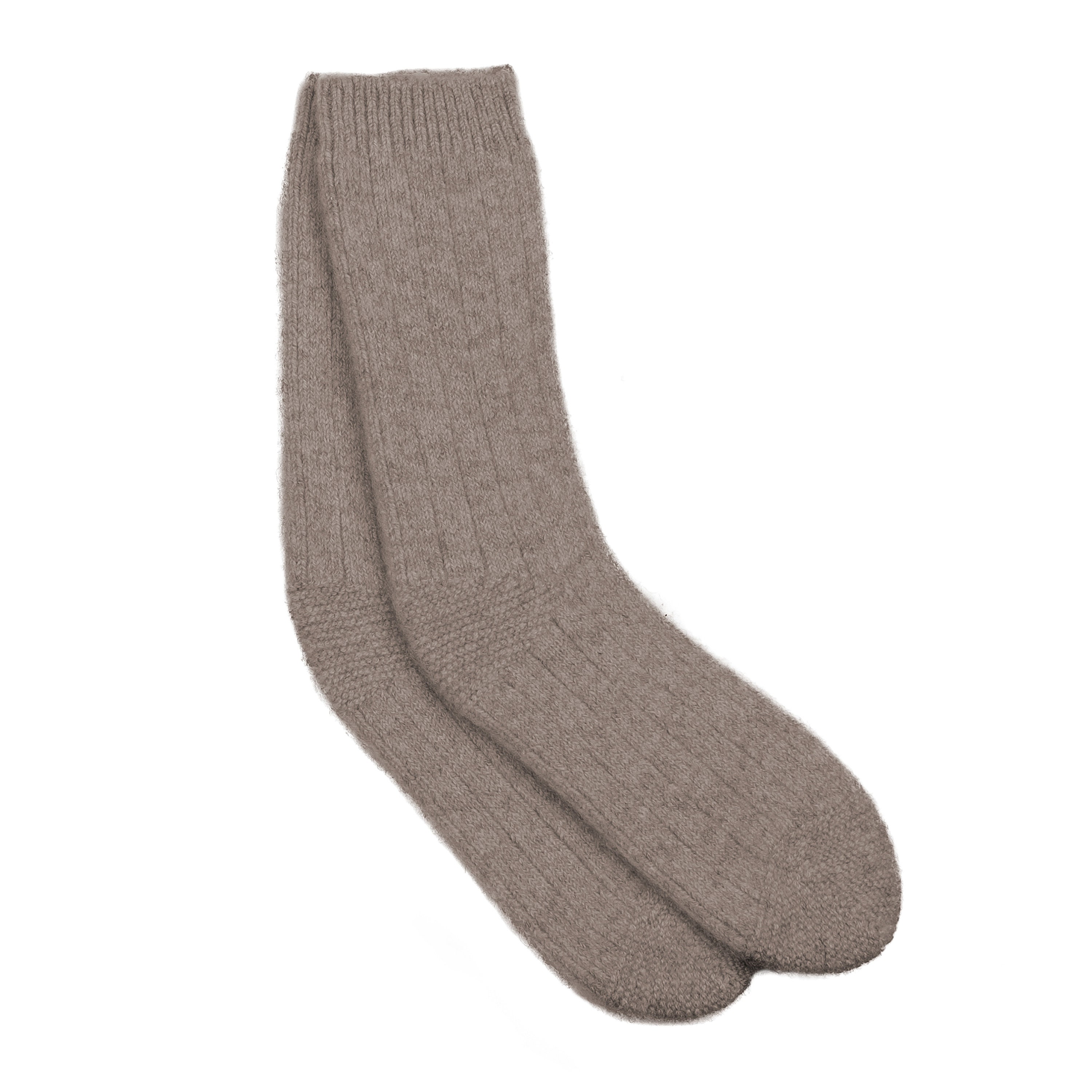 Cosy Grey Tan cashmere socks | Etsy