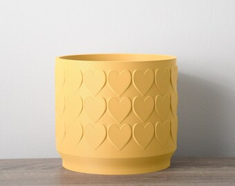 The Heart Pot in Yellow