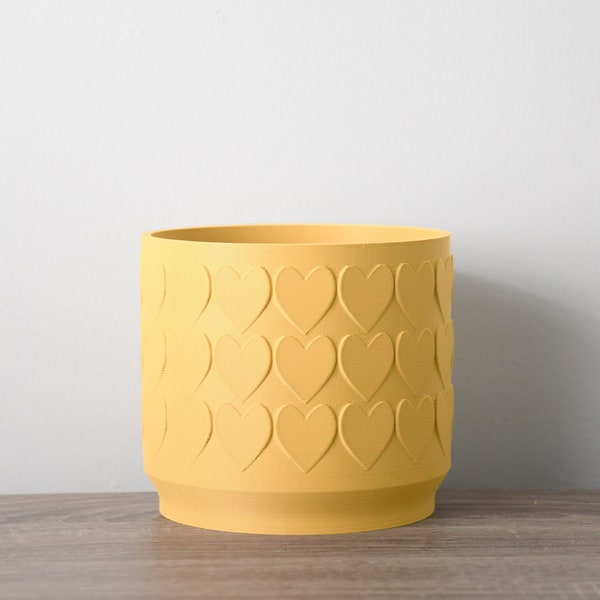The Heart Pot in Yellow