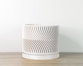 The Parisian Planter in White