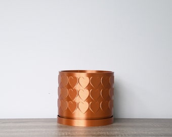 The Heart Planter in Copper