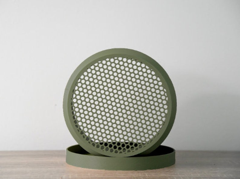 The Mabel Planter in Matte Dark Green image 5