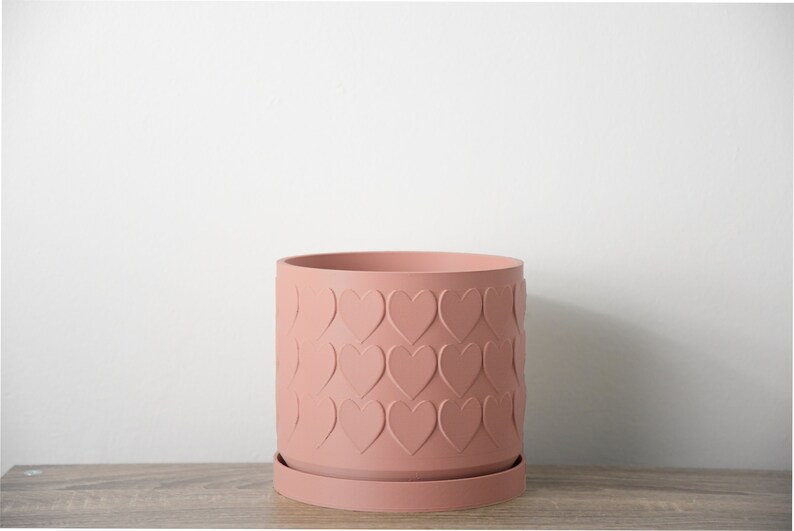 The Heart Pot in Country Pink image 1