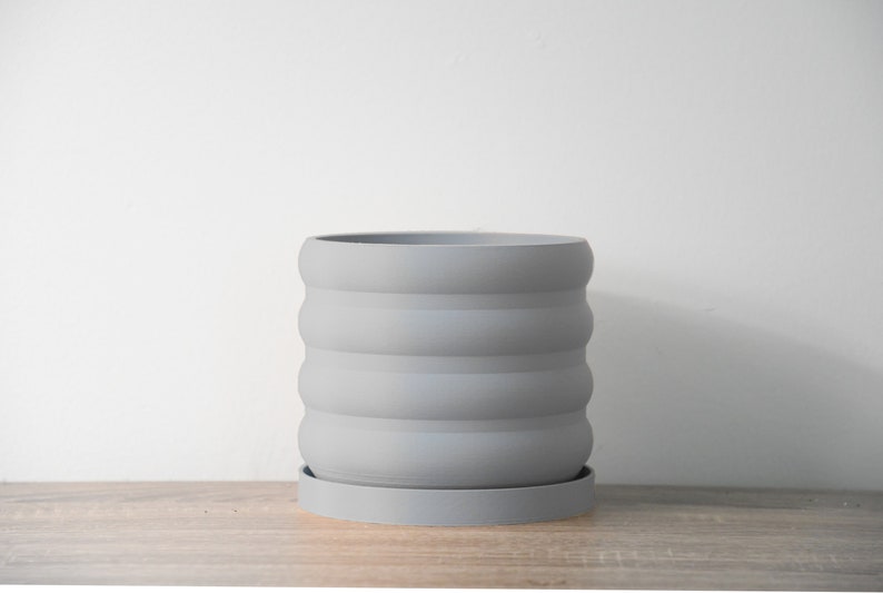 Bubbly Planter with Drainage, 3D Printed Plant Pot, Home Decor, 6 Inch, 8 Inch, Succulent Pot, Flower Pot, Unique Planter, Plant Lover Gift, Gifts for Her, Event Decor, Retro Planter, Minimalist Plant Pot, Miss Planty Pants