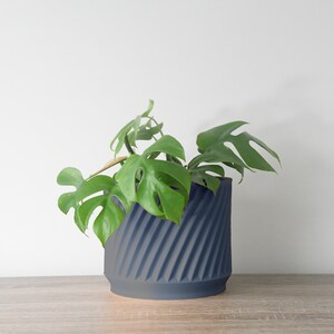 Penelope Planter with Drainage, 3D Printed Plant Pot, Home Decor, 6 Inch, 8 Inch, Succulent Pot, Flower Pot, Unique Planter, Plant Lover Gift, Event Decor, Modern Planter, Farmhouse Plant Pot, Miss Planty Pants