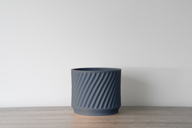 Penelope Planter with Drainage, 3D Printed Plant Pot, Home Decor, 6 Inch, 8 Inch, Succulent Pot, Flower Pot, Unique Planter, Plant Lover Gift, Event Decor, Modern Planter, Farmhouse Plant Pot, Miss Planty Pants