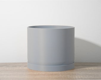 The Simple Planter in Steel Gray