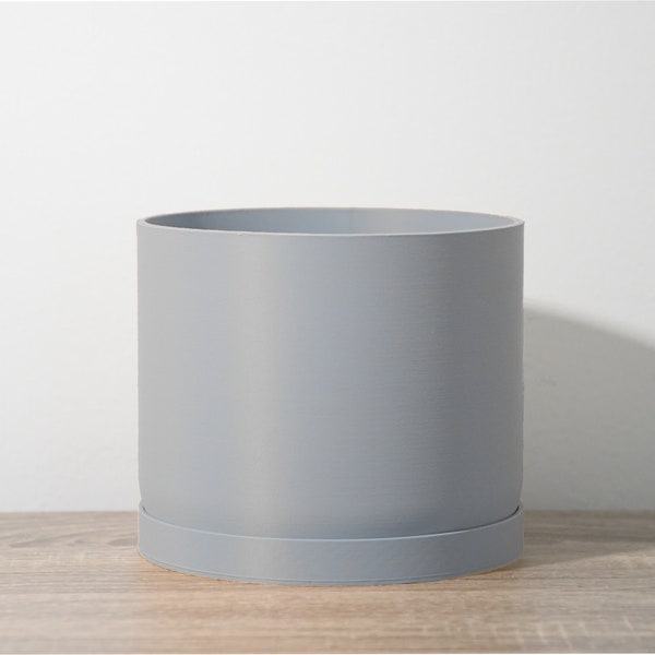 The Simple Planter in Steel Gray