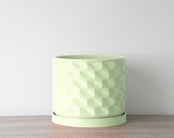 The Bibliotheque Planter in Mint Green