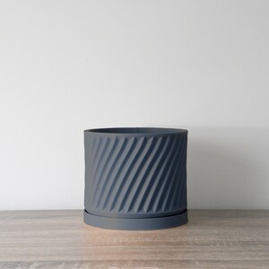 Penelope Planter with Drainage, 3D Printed Plant Pot, Home Decor, 6 Inch, 8 Inch, Succulent Pot, Flower Pot, Unique Planter, Plant Lover Gift, Event Decor, Modern Planter, Farmhouse Plant Pot, Miss Planty Pants
