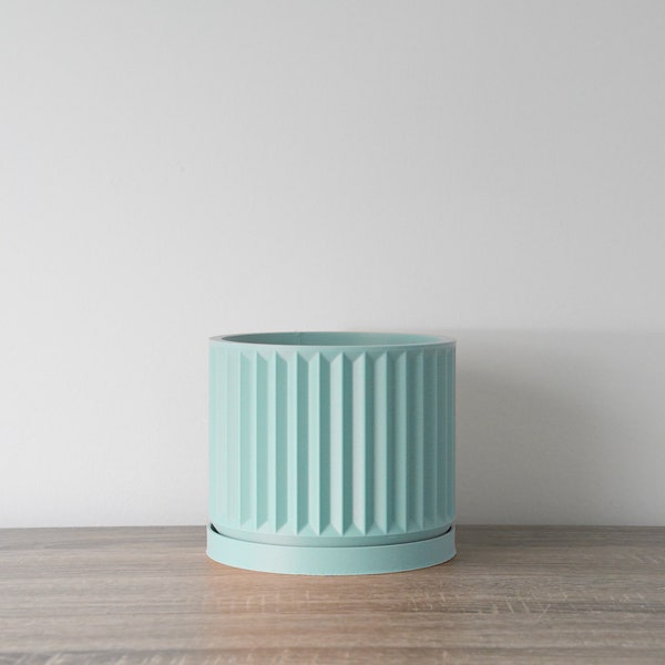 The Spring Breeze Planter in Teal