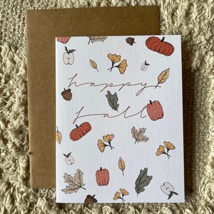 Happy Fall Greeting Card