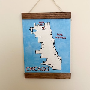 Carte personnalisée de Chicago - North Park