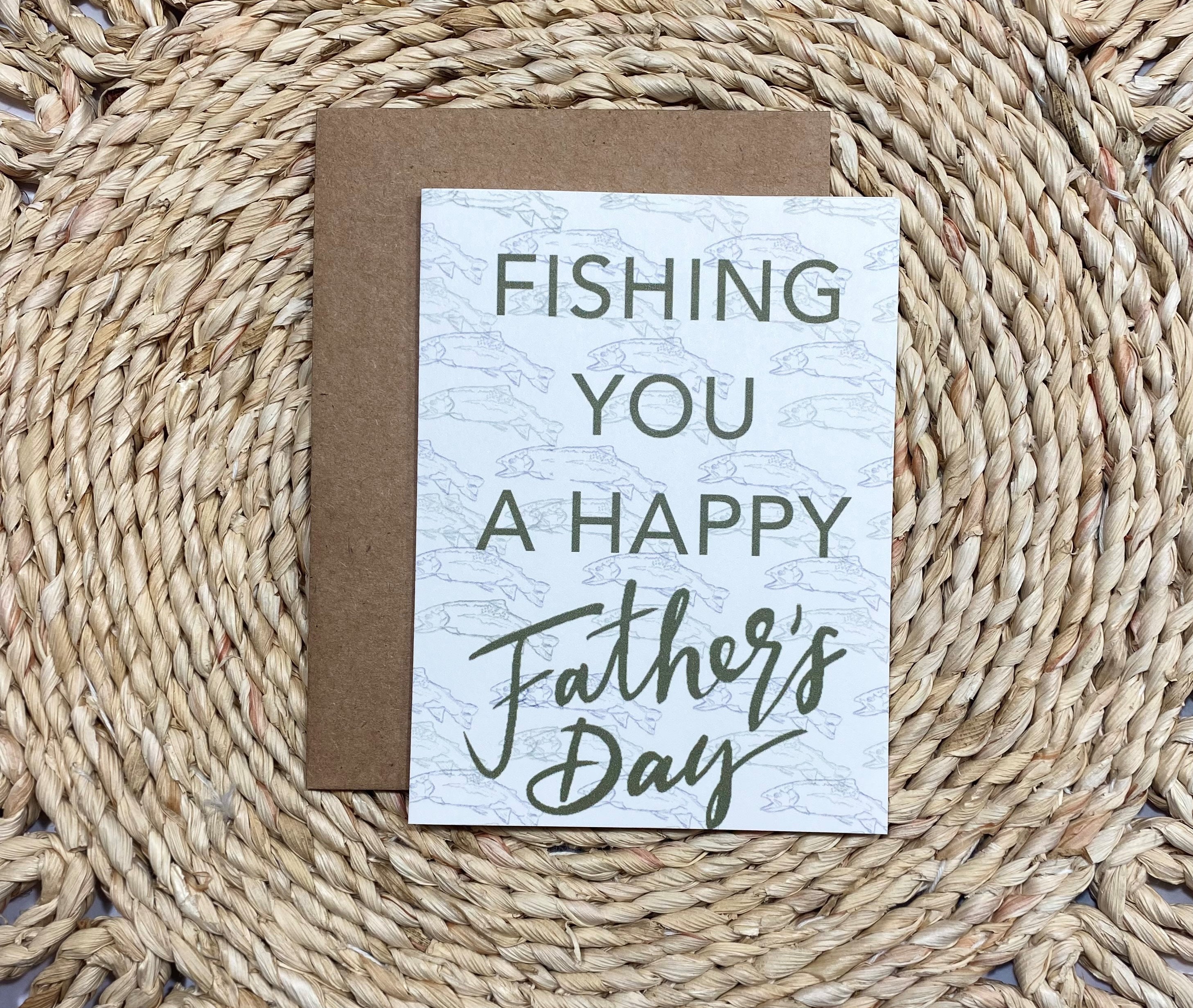 Fishing You a Happy Father's Day - Etsy