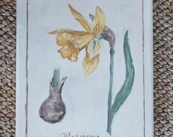Commissioned Flower Oil Painting