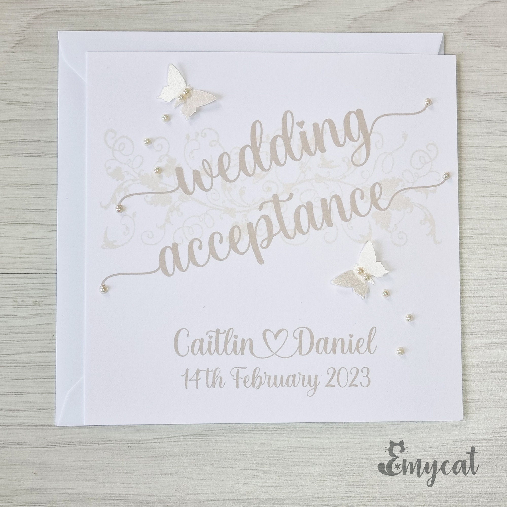 David Shrigley Card U2013 Wedding Acceptance - Fred Aldous