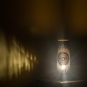 Bamboo Light,Bamboo Table,Wooden Lamp,Decor Lamp,Gift Lamp,Vintage Lamp
