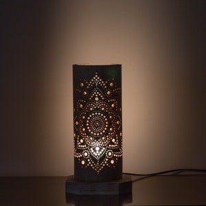 Bamboo Light,Bamboo Table,Wooden Lamp,Decor Lamp,Gift Lamp,Handmade Bamboo...