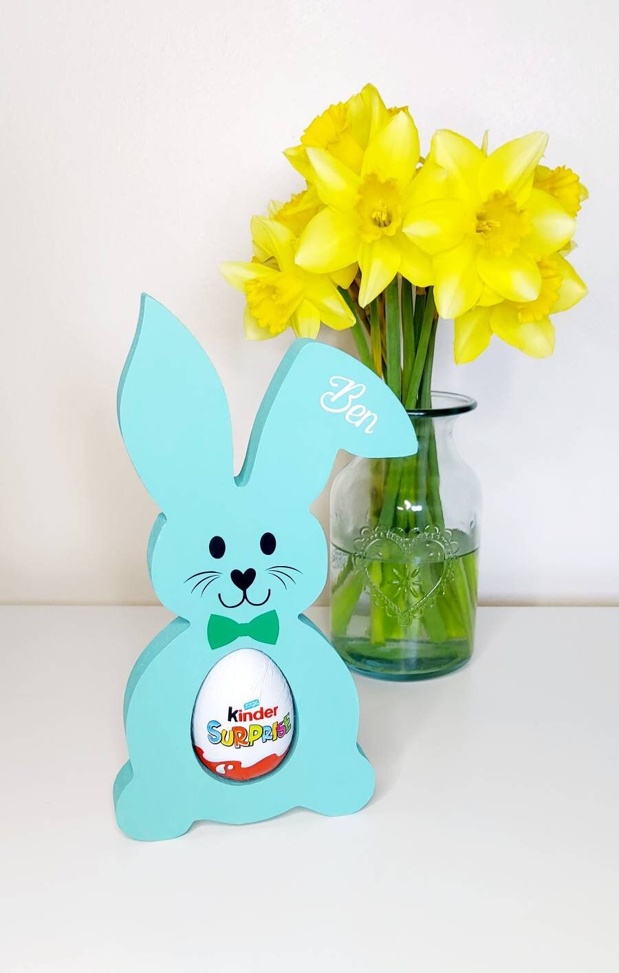 Personalised Easter Bunny Easter Gift Chocolate Egg Holder Etsy UK