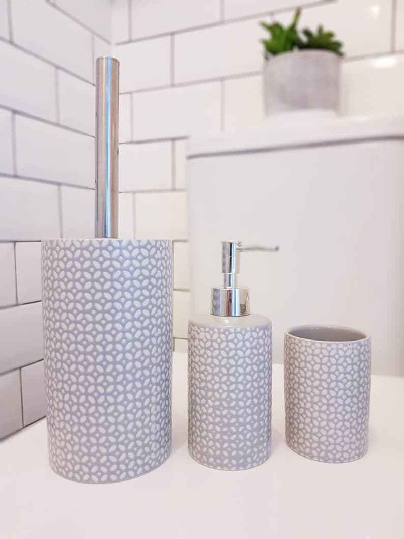 Vintage Style Ceramic Bathroom Accessories Etsy