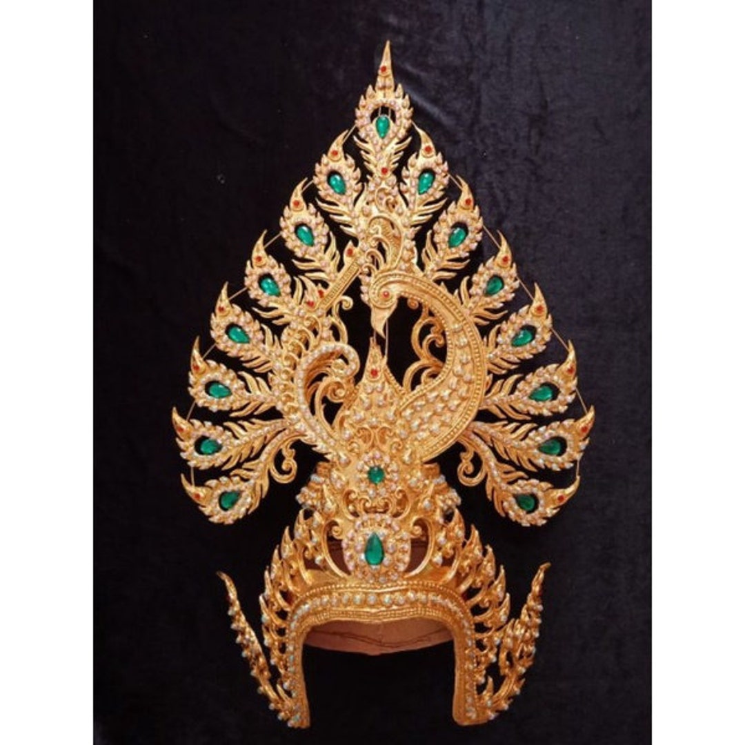 Headdress/headpieces/thai Costume/apsara Costume/khmer - Etsy