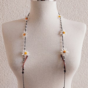 Attache-lunettes en perles au crochet / Chaîne à lunettes / Lanière de lunettes / Chaîne à lunettes pour femme / Lanière à lunettes / Chaîne à lunettes de lecture