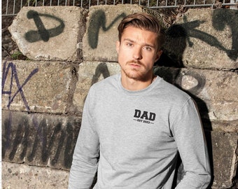 Personalized Dad EST Hoodie – Father's Day Gift